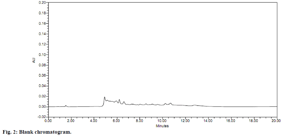 ijps-Blank-chromatogram